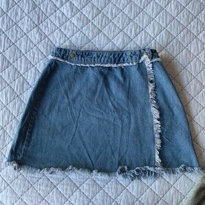 Layered Jean Skirt
